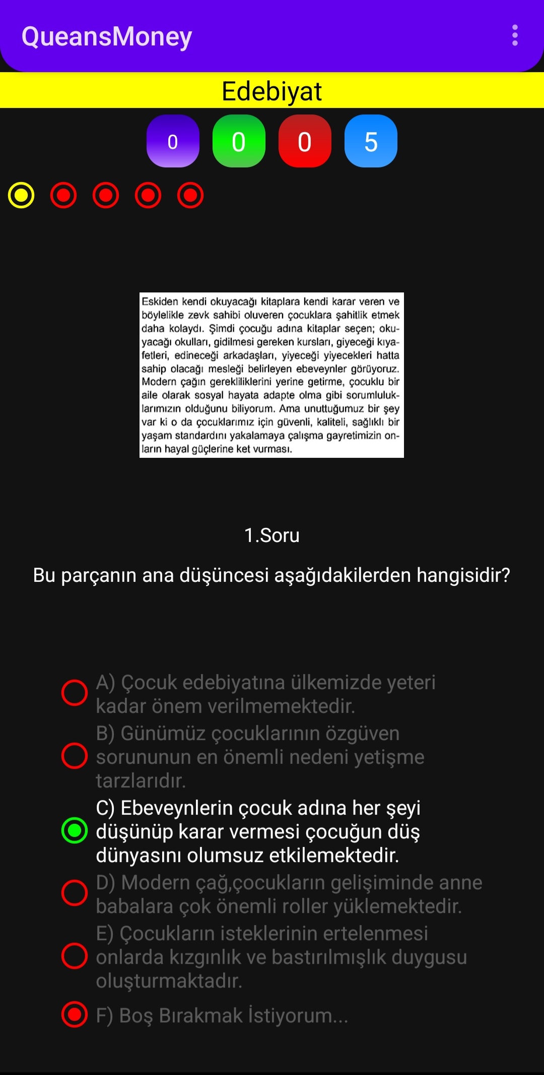 QueansMoney Screenshot