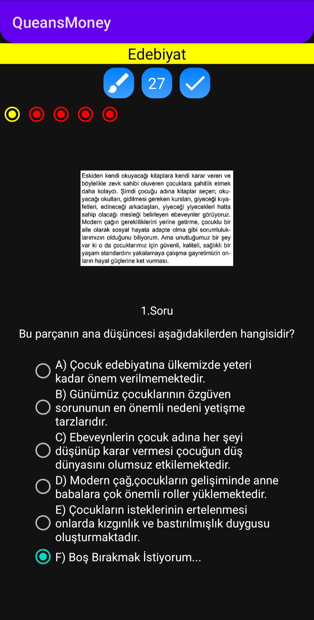 QueansMoney Screenshot