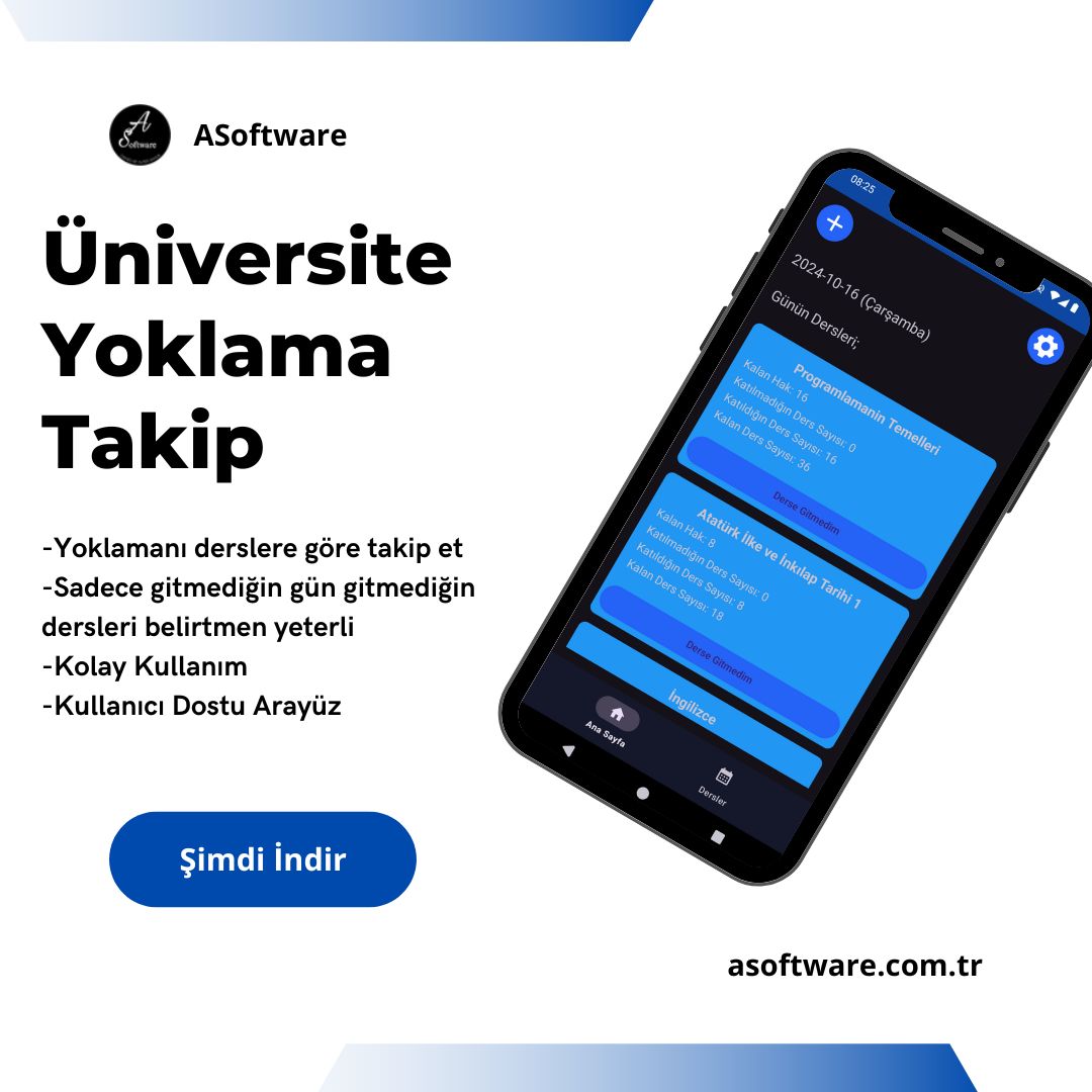 Üniversite Yoklama Takip Screenshot