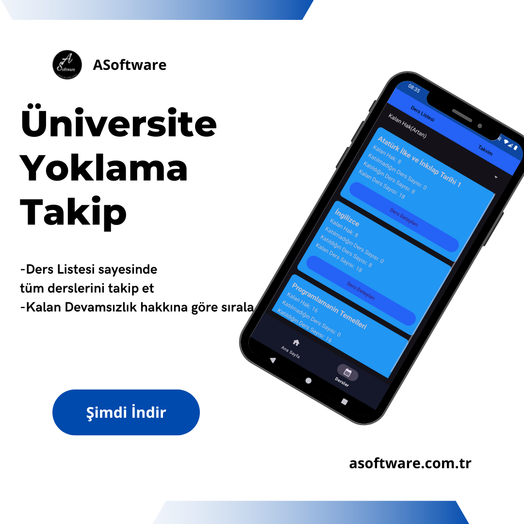 Üniversite Yoklama Takip Screenshot