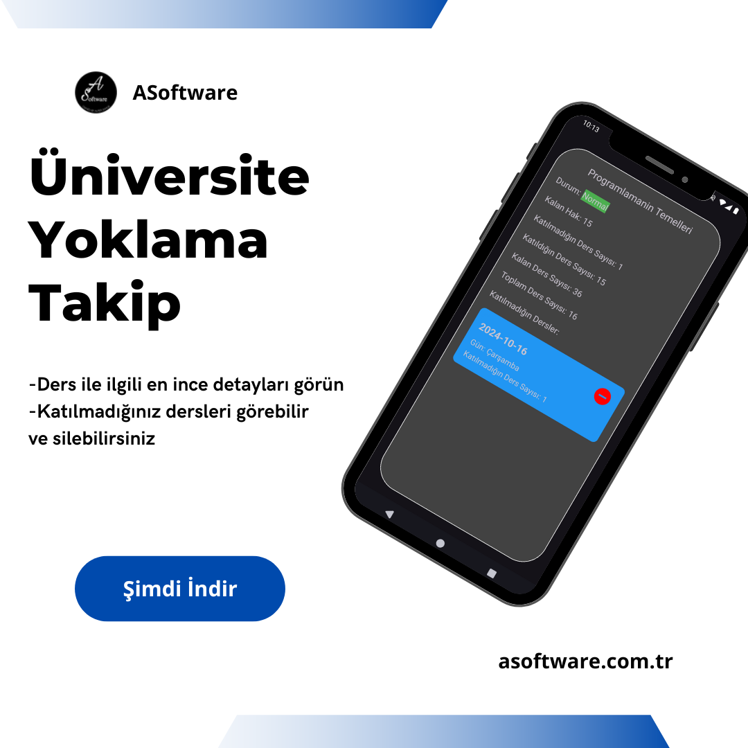 Üniversite Yoklama Takip Screenshot