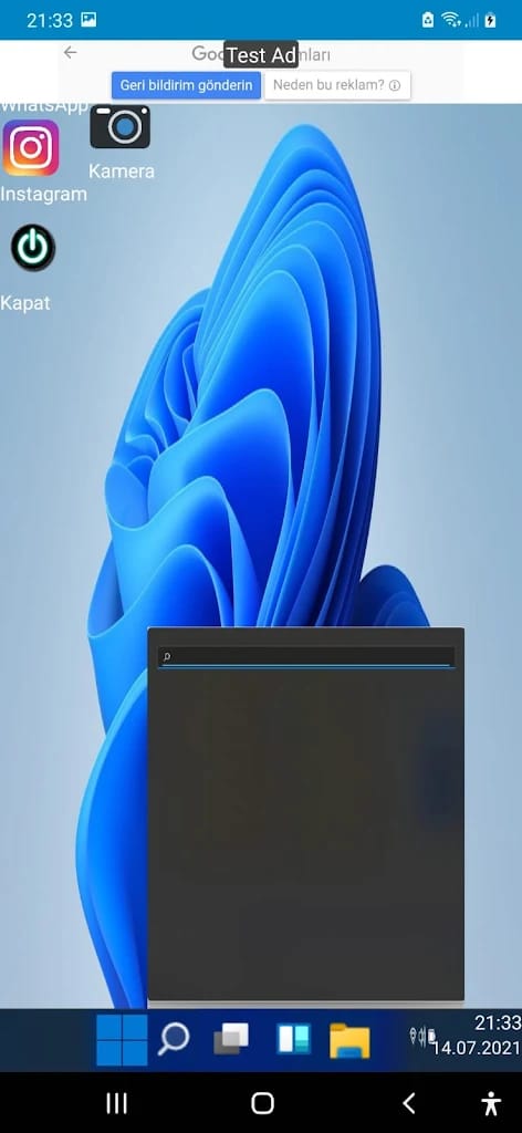 Windows 11 Launcher Screenshot