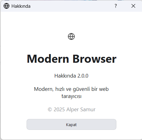 Modern Browser Screenshot